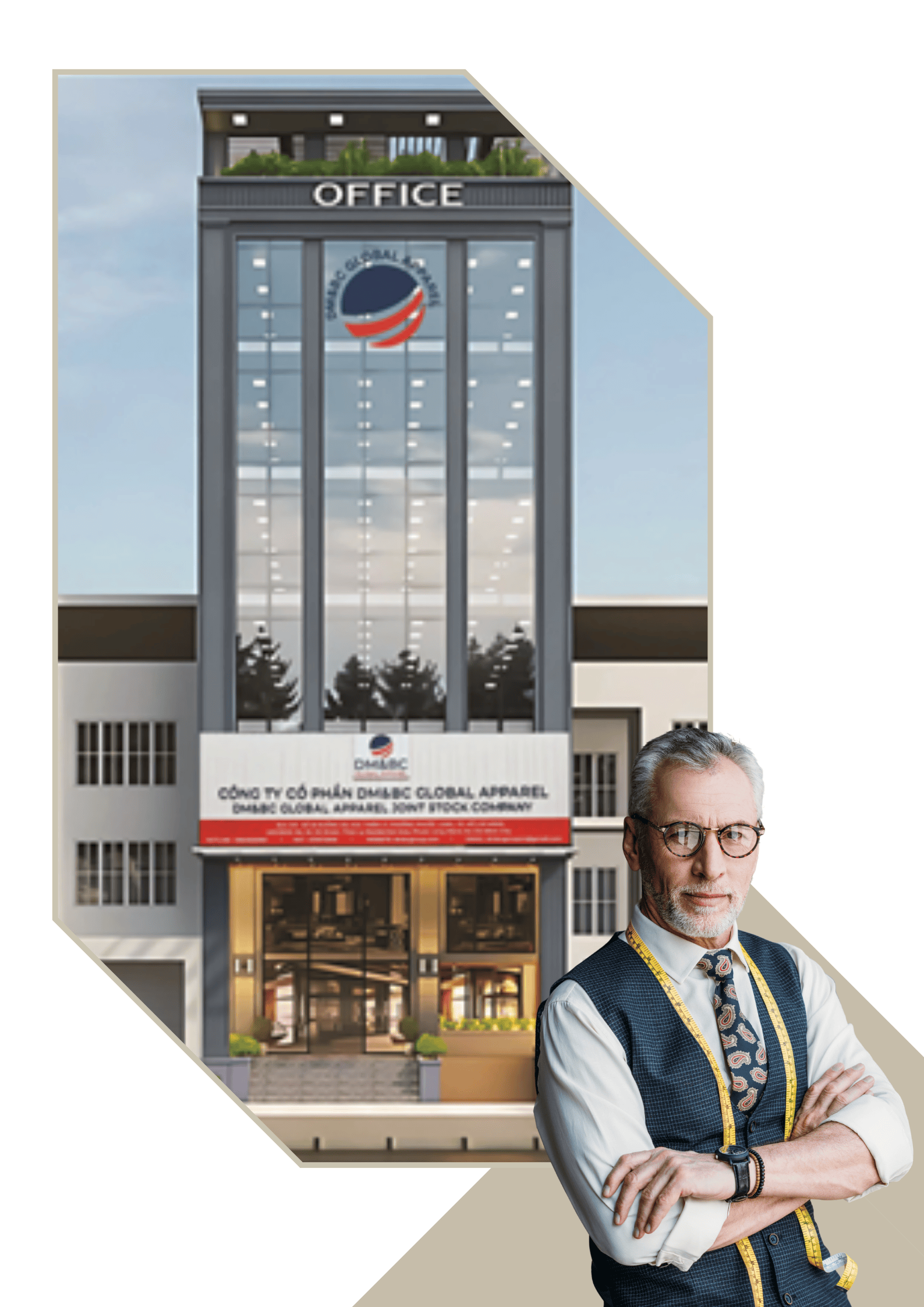 Blue and White Modern Building Construction Poster (1)